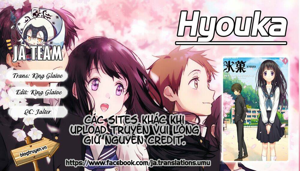 hyouka chapter 92: tác phẩm để đời của chúng ta (4) - Trang 2