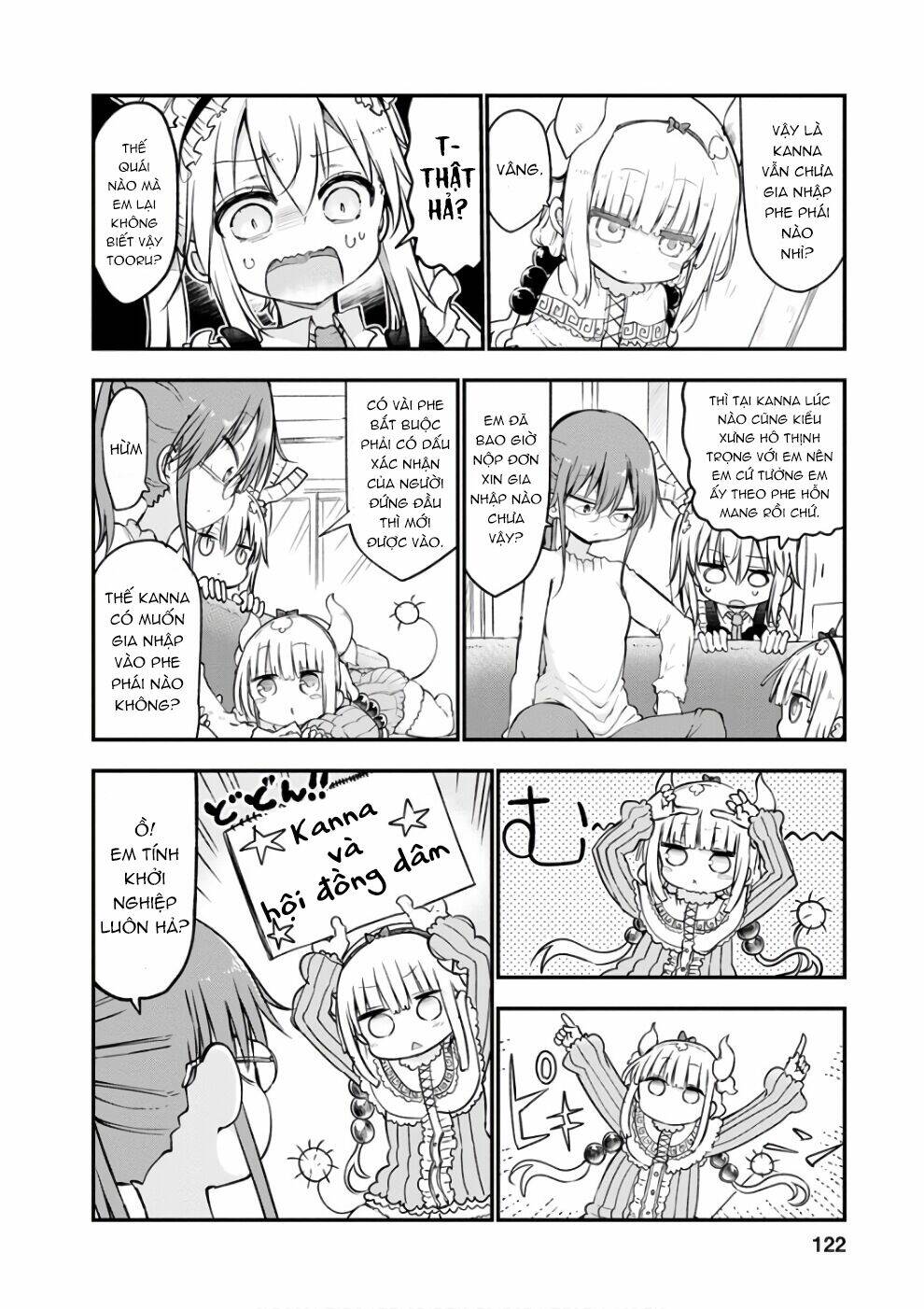 cuộc sống trả ơn của nàng rồng tohru! chapter 67: \"kanna và phe phái\" - Next chapter 68: \"kobayashi và chuyện kiêng rượu\"