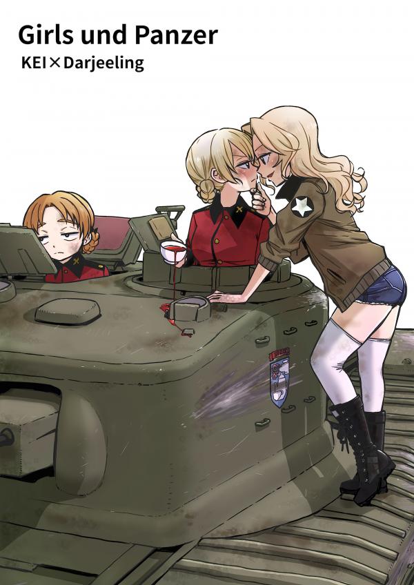 Girls Und Panzer - KEI &times; Darjeeling (Doujin)